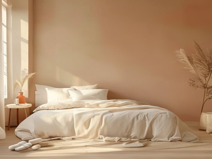 Peaceful afternoon room with soft light and comfortable seating